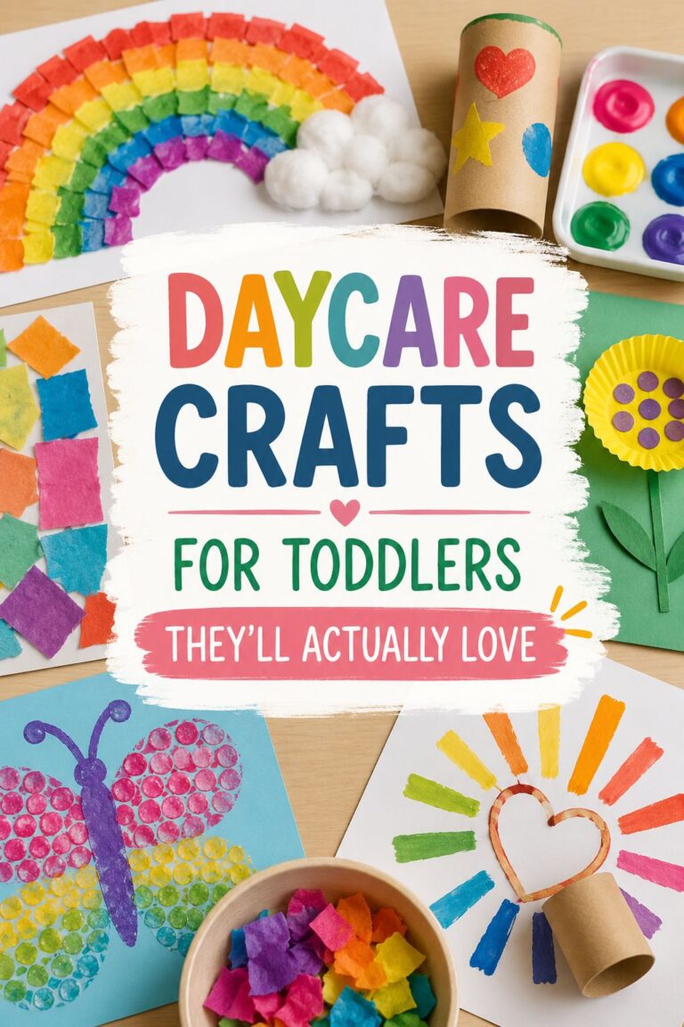 Daycare Crafts for Toddlers They’ll Actually Love